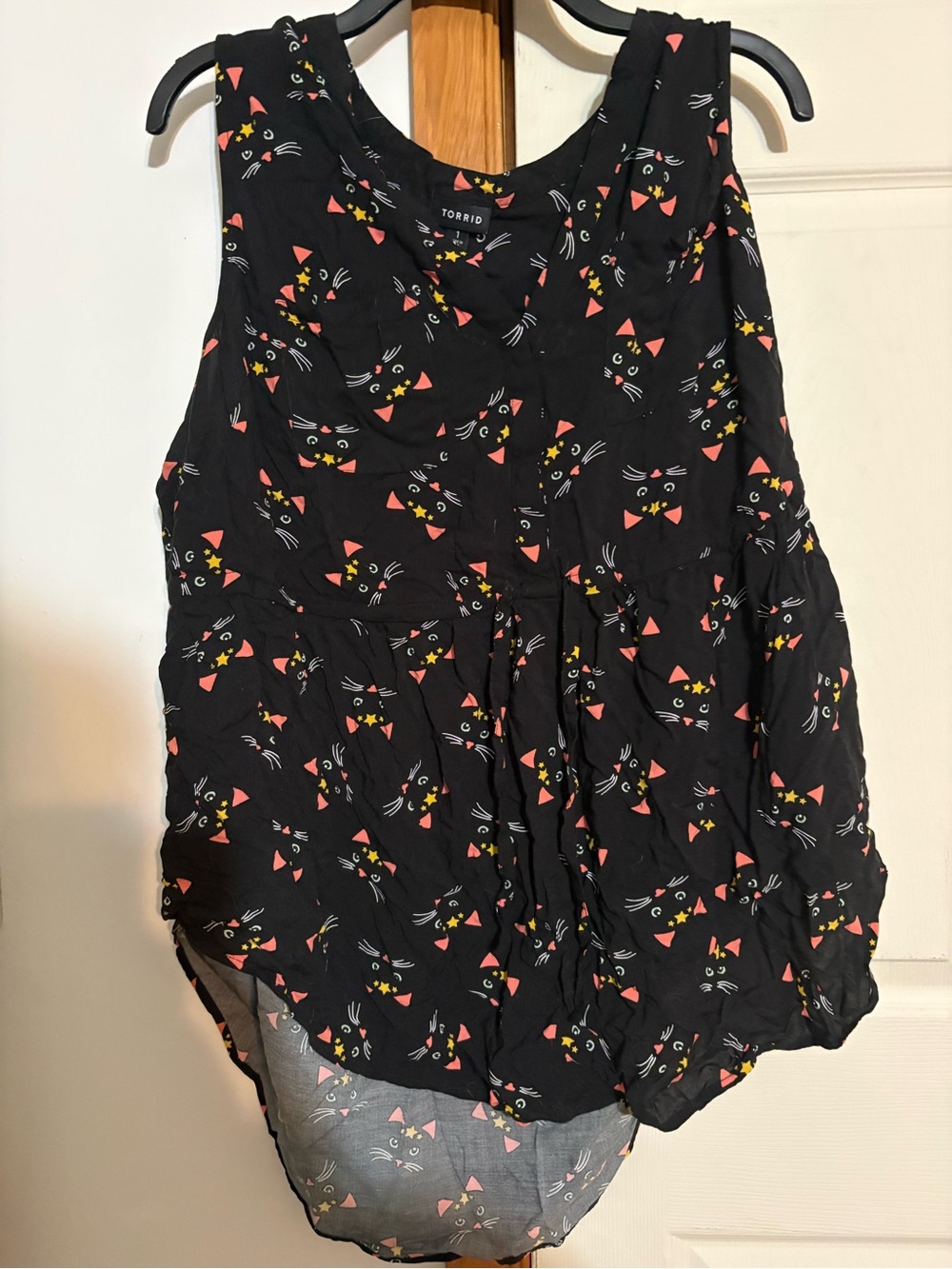 Torrid cat shirt.